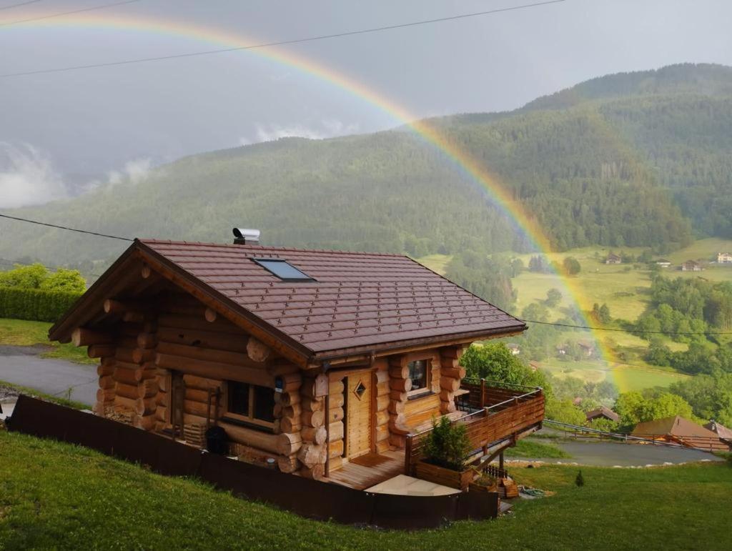 Chalet Anzac Chalet 5 Etoiles En Rondins Tout Neuf Unique Dans Les Aravis Les Villards-sur-Thones Экстерьер фото